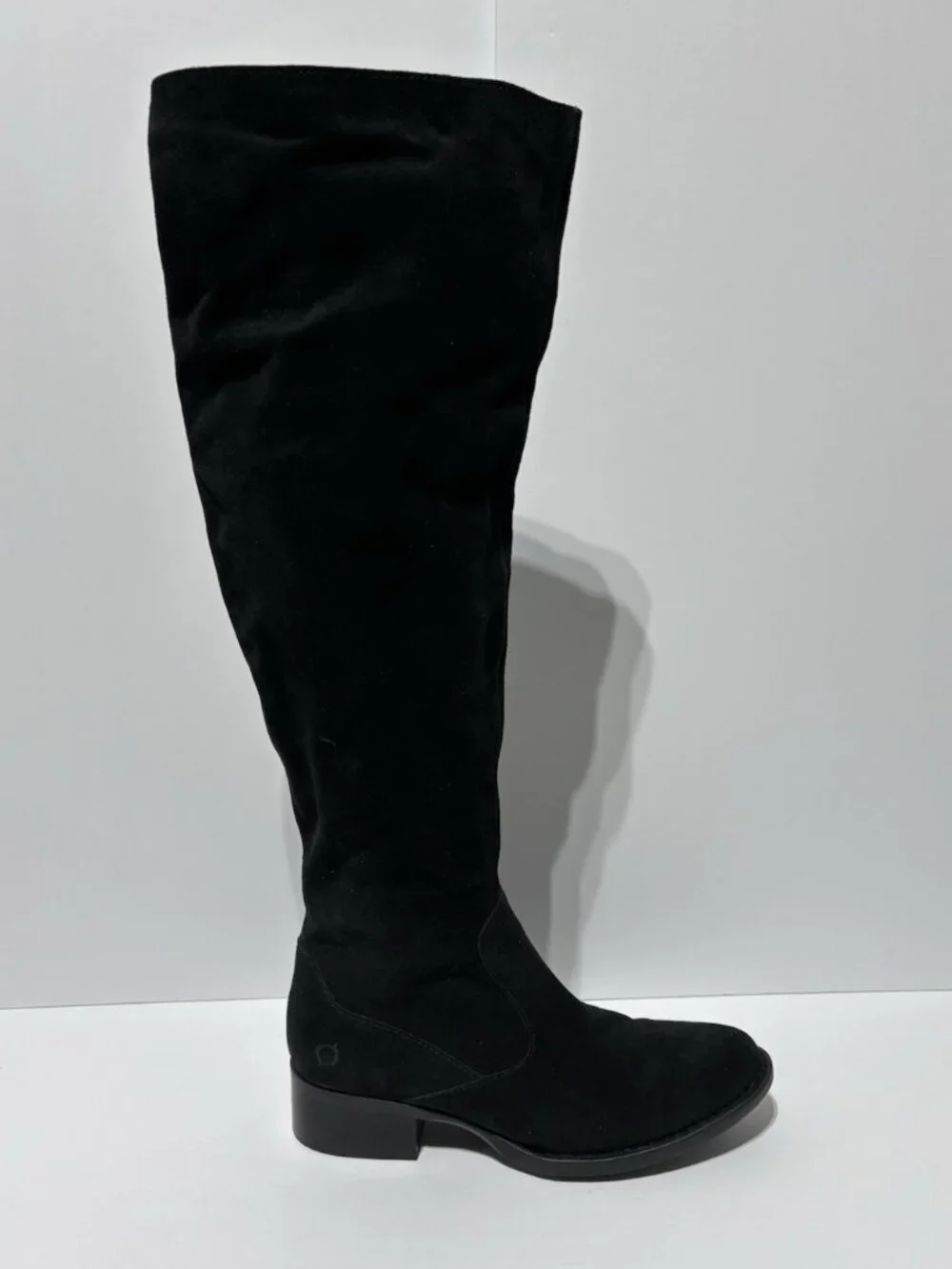 Born Women’s Cricket Black Suede Over The Knee Boots, Size 8.5 M